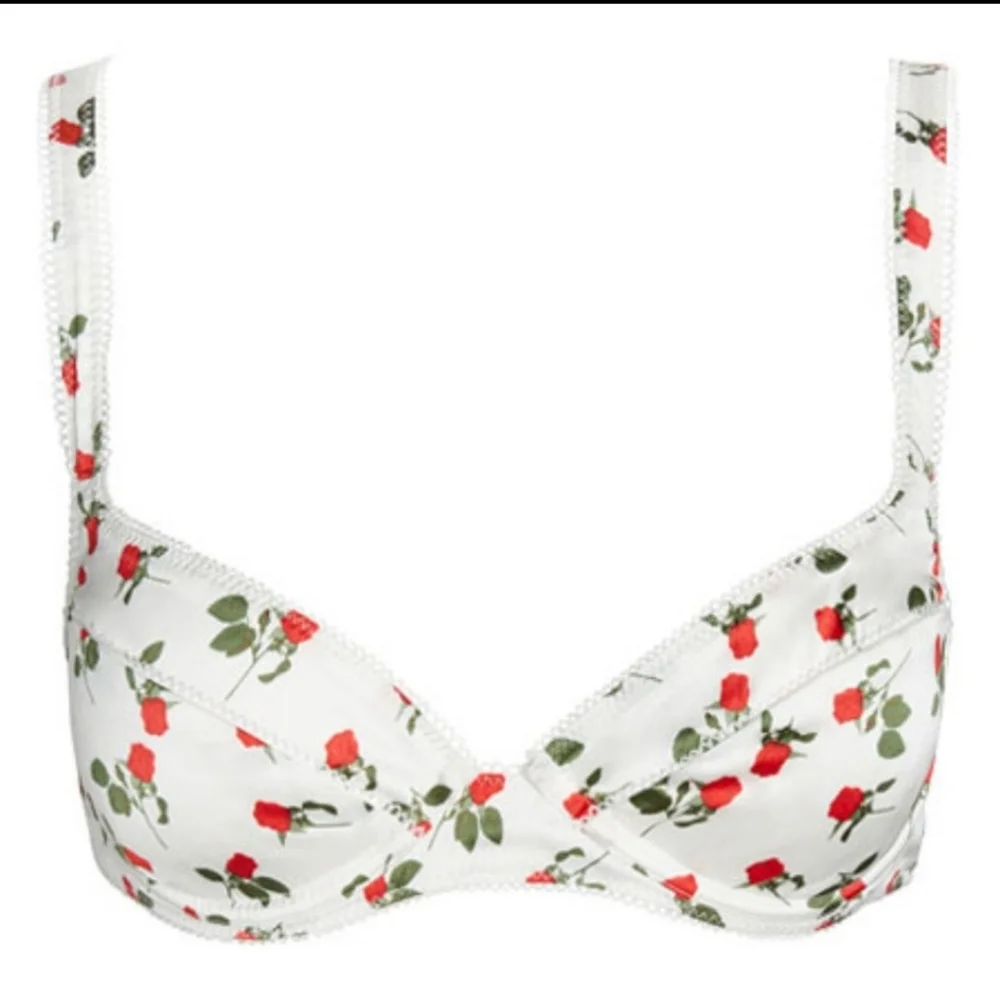 NWT FOR LOVE & LEMONS Love Song Roses Bra & Thong SET - Picture 7 of 11